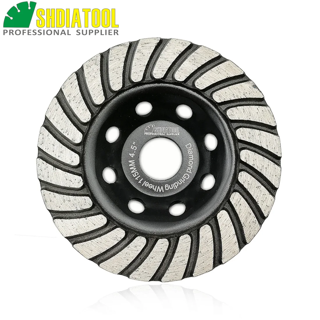 

SHDIATOOL 4.5inch Diamond Turbo Row Grinding Cup Wheel 115mm grinding disc For concrete Masonry