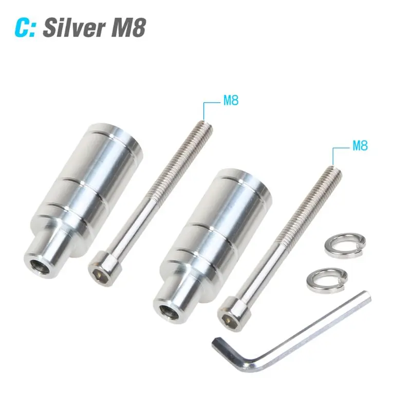 

Aluminum Alloy M6/M8 Motorcycle Headlight Mounting Bracket Foldable Adjustable Sport Bike LED Fog Light Holder Clamp