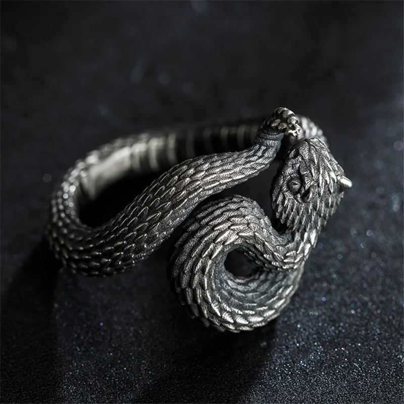 

Retro Domineering Opening Viper Ring Men's Women's Animal Retro Ring Wedding Ring Jewelry Party Jewelry Wholesale