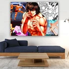 Постер kмама ашмура х баки аниме качественная Картина на холсте постеры для кабинета детской гостиной художественное домашнее настенное украшение картина