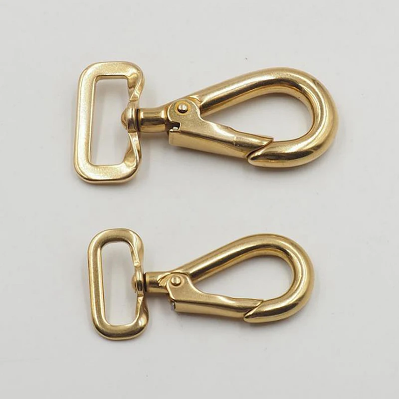 D образное кольцо твердая латунная застежка молния защелкивающееся