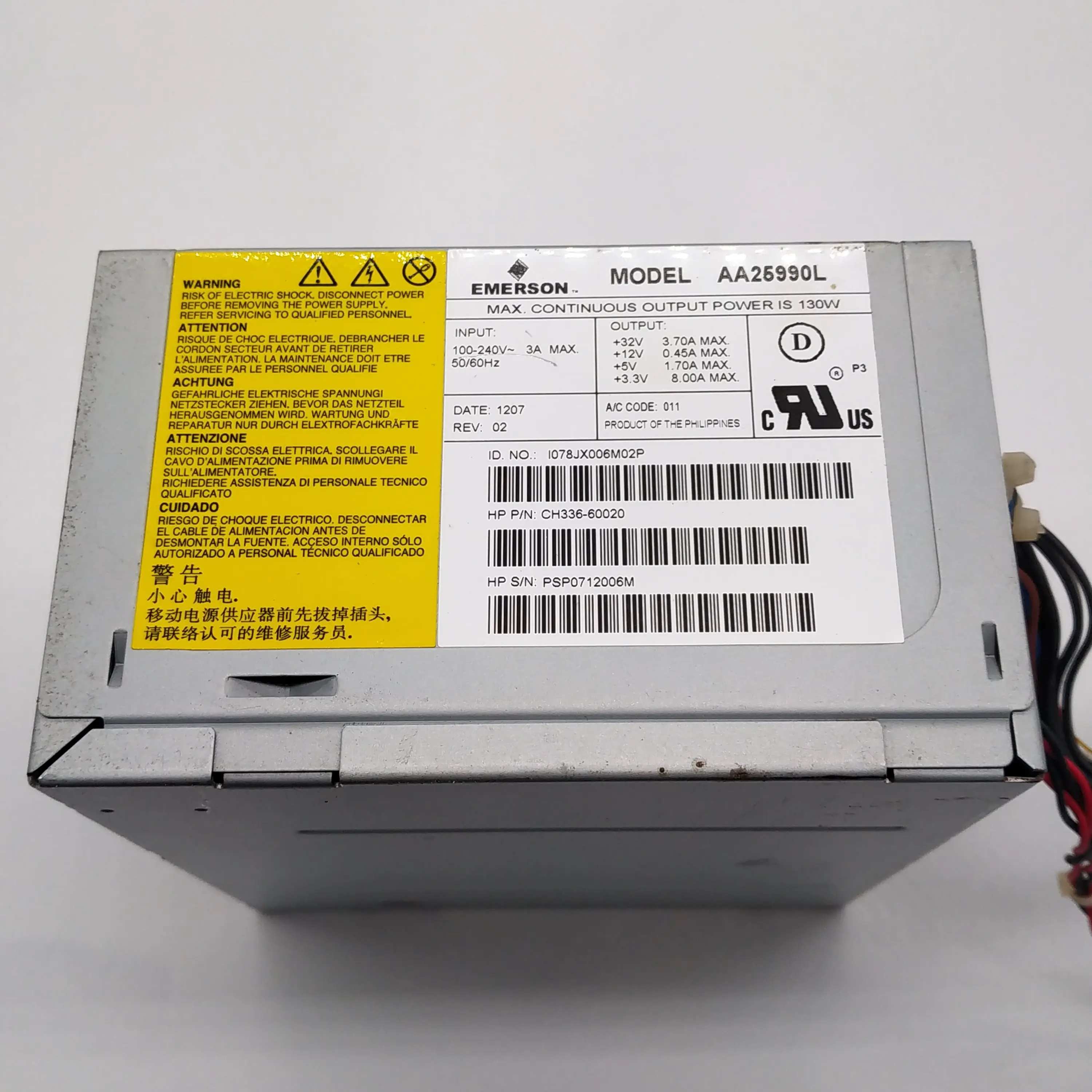 Для hp DesignJet 510 500 800 ПК 815 820 блок питания в сборке CH336 67012 C7769 60122 60145 принтер