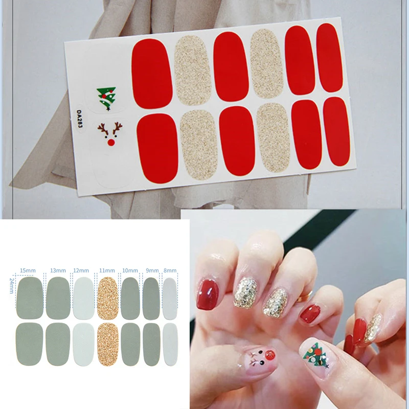8 сезонов модные бумажные водонепроницаемые наклейки для дизайна ногтей женщин