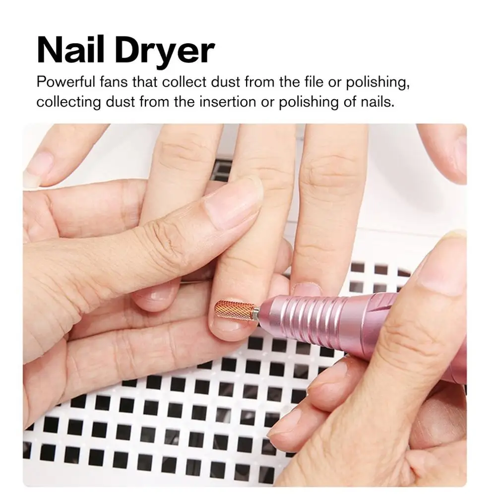 

MB-858-5A Quick-Drying Nail Machine Nail Dryer Manicure Lamp Nail Vacuum Cleaner Two In One Light Therapy Machine Led Light