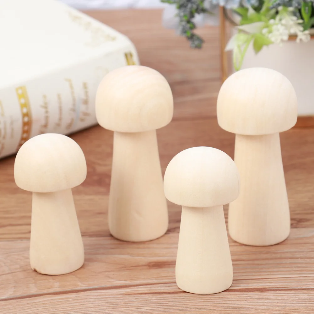 10 шт. деревянные декоративные куклы в форме Грибов|Игровые наборы c куклой| |