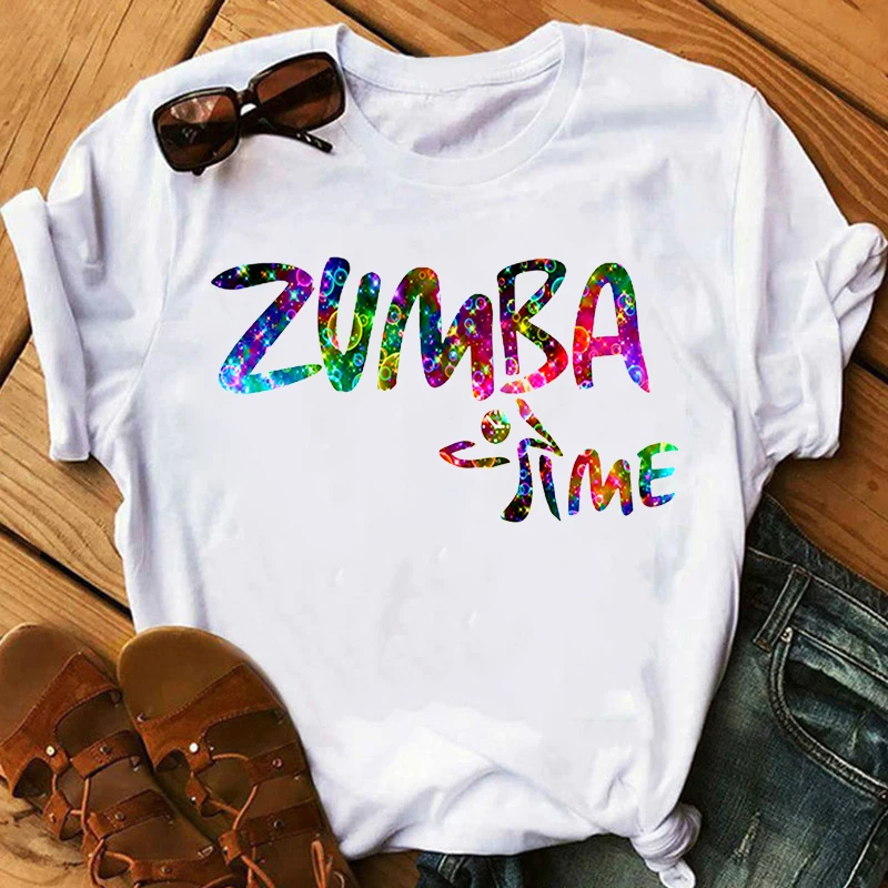 

Fashion Watercolor Dancer Print Women T-shirt Funny Vogue Ladies Harajuku Kawaii Clothes Hip Hop Female Top Summer Streetwear