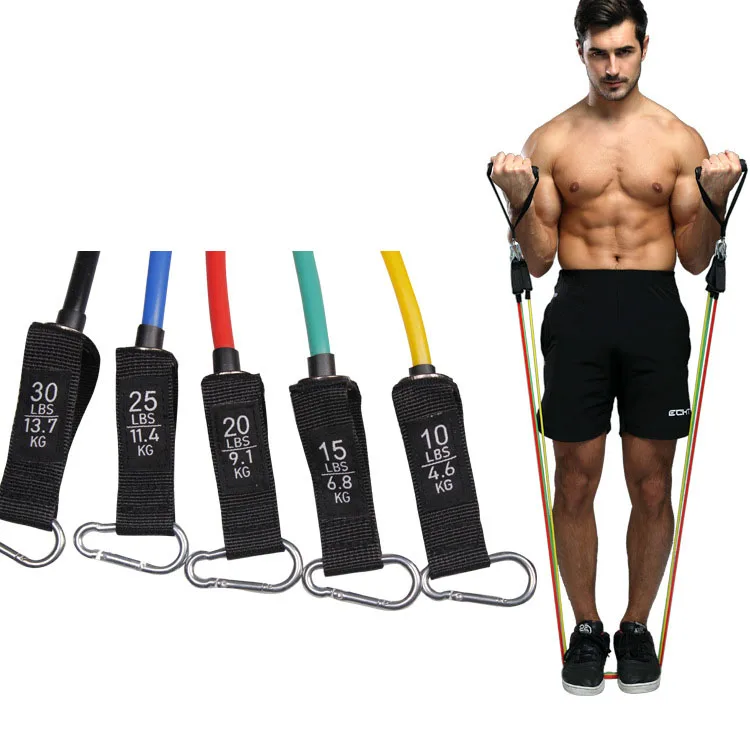 

Custom Logo Wholesale Workout Yoga Booty Fitness Elastic 11 Pcs Exercise Resistance Band