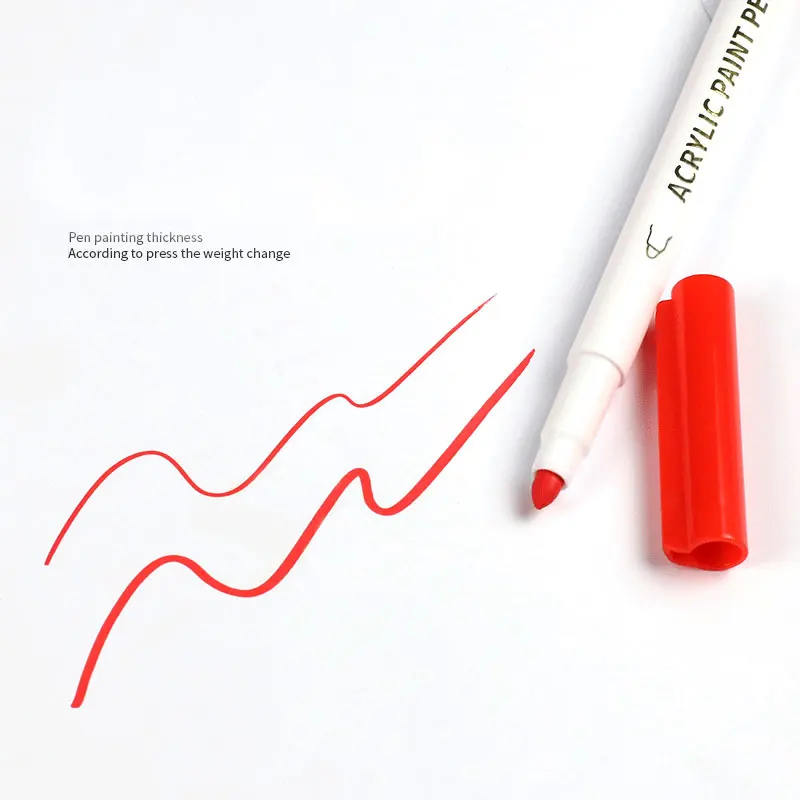 

21/25 Color Permanent Acrylic Paint Marker Pens for Fabric Canvas , Art Rock Painting, Card Making, Metal and Ceramics, Glass