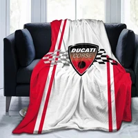 anime 3d print ducati motorcycle plush throw blanket bedspread blanket vintage bedding square picnic soft blanket