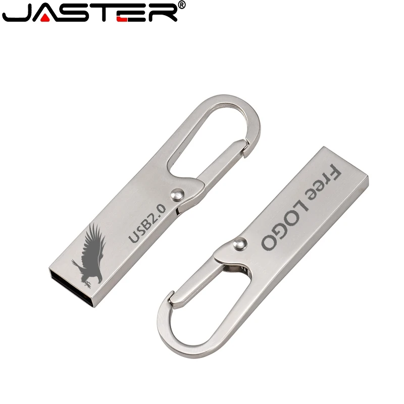 USB флеш-накопитель JASTER металлическая кнопка 2 0 4 ГБ 8 16 32 64 128 микро-флеш-накопитель