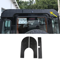 for land rover defender 04 18 aluminum alloy black car styling trunk rear door car top decorative panel stickers car accessories