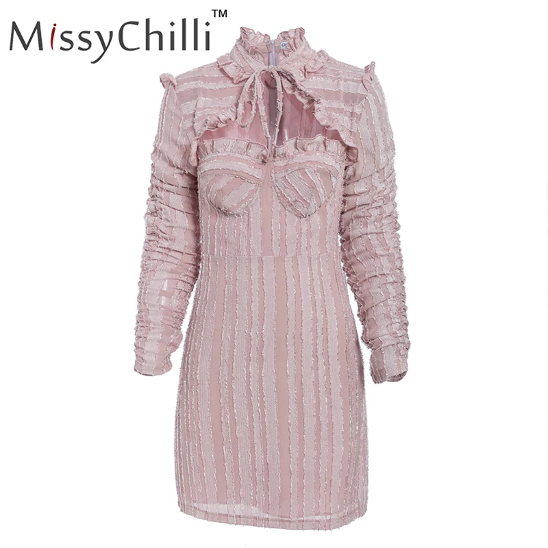 MissyChilli апом просвечивающее сексуальное короткое платье элегантные женские
