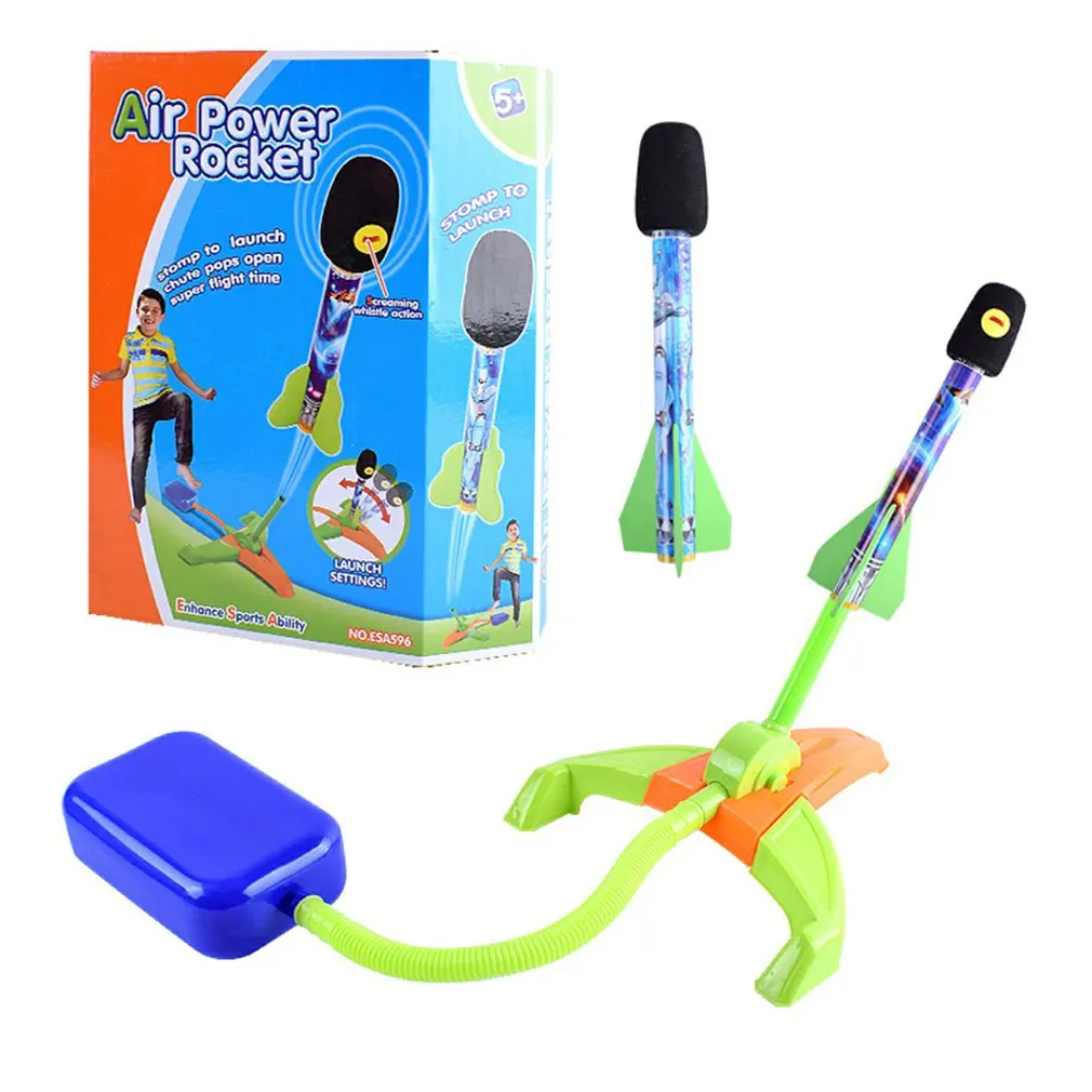 

Air Power ракетная пусковая установка для спорта на открытом воздухе регулируемый угол фотосессия Новогодний подарок для мальчиков девочек ро...
