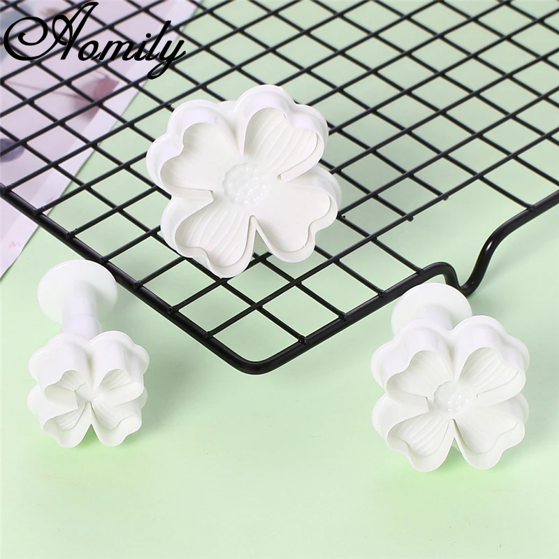 Форма для печенья Amoliy в форме клевера бисквит Фондант сделай сам резак кухонные