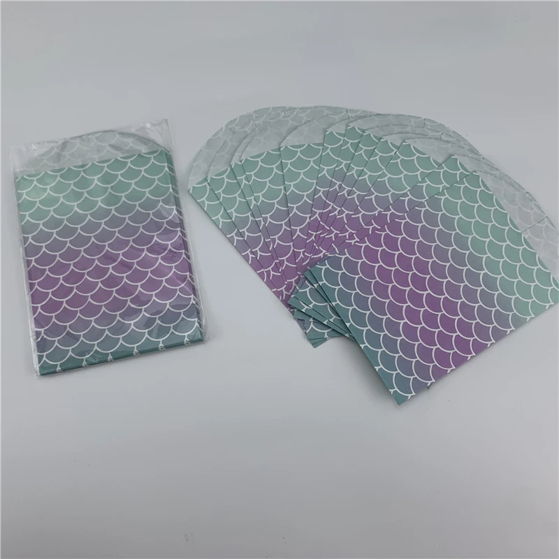 10 шт Русалочка Фламинго Единорог бумажные лакомства сумки закуски Сувениры Сумки Подарочный пакет Дети День рождения ребенка душ принадлежности для юбилейной вечеринки