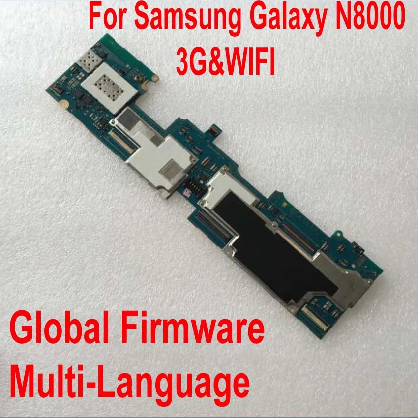 Оригинальная материнская плата для Samsung Galaxy Note глобальная прошивка 10 1 N8000 16 ГБ Wi Fi