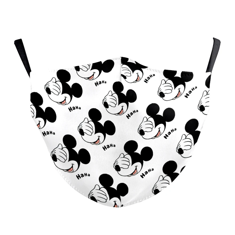 Многоразовые маски Микки Маус Disney стирающаяся Тканевая маска для лица с милым