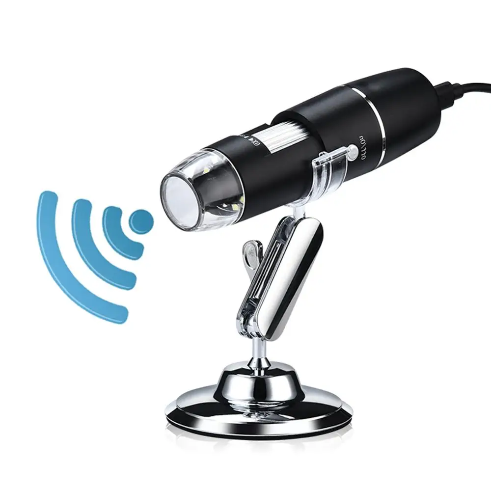 Микроскоп Цифровой с увеличительным стеклом 1000X/1600X Wi Fi/USB|Микроскопы| |