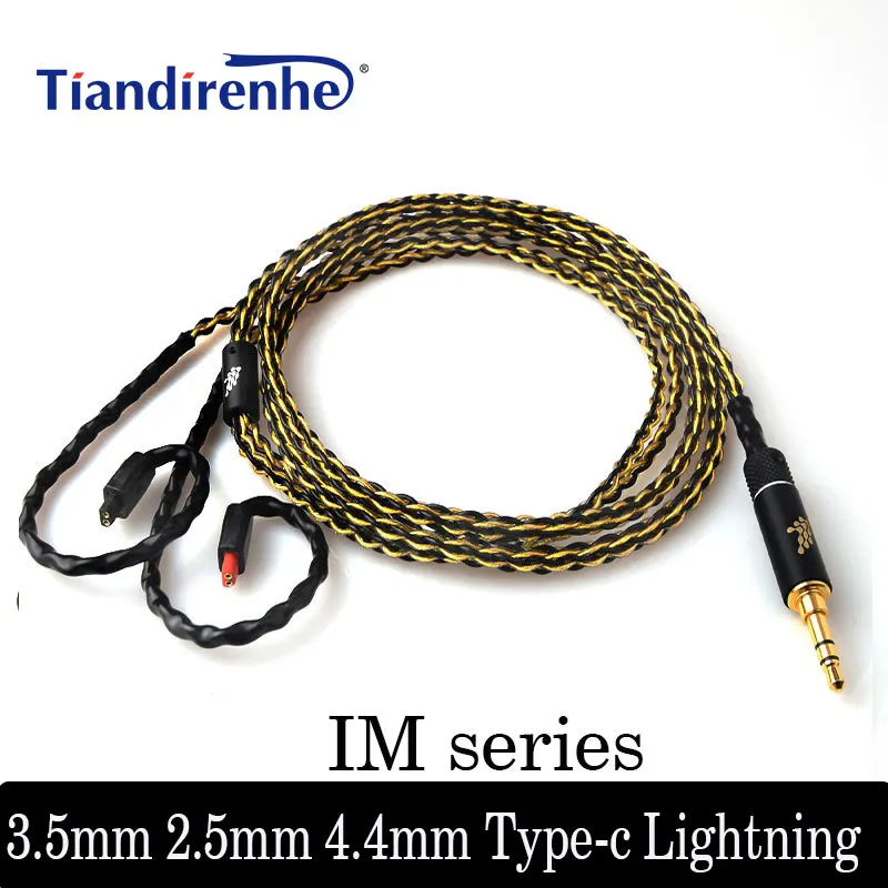 Новейший 8 жильный Сменный кабель для IM02 IM03 IM04 IM50 IM70 2 5 мм 3 4 Type c Lightning|Аксессуары