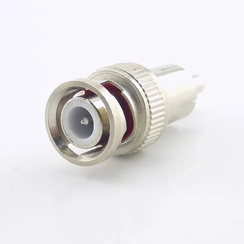

10pcs BNC Male to RCA Male Coax Cable Converter Adapter for CCTV Camera Security System