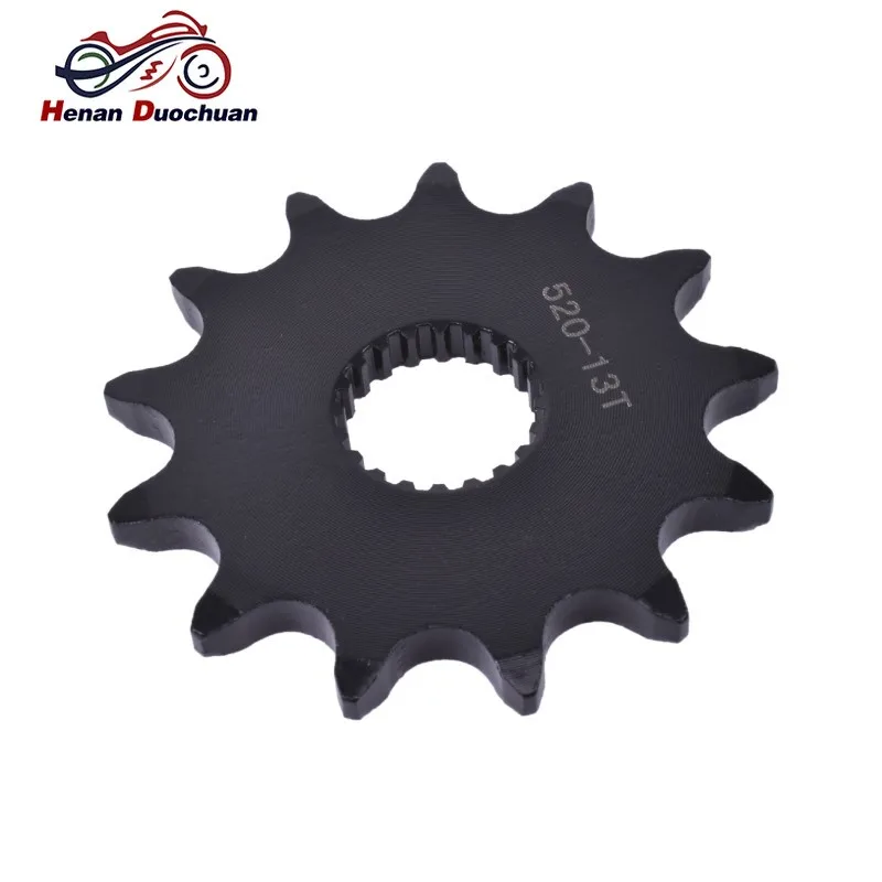 

520 13T Front Sprocket for Yamaha YZ125 YZ250 YZ250F WR250 WR250F WR250R WR250X YZ 125 YZ 250 WR 250 45# steel 250cc