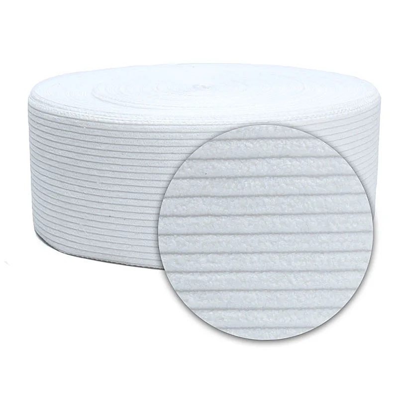 (25 ярдов/партия) Бесплатная доставка белая Вельветовая тканевая лента 75 мм | Дом и