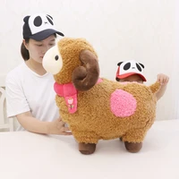 kawaii soft animal sheep toy big cartoon goat doll alpaca pillow for girl birthday gift creative deco 20inch 50cm dy50800