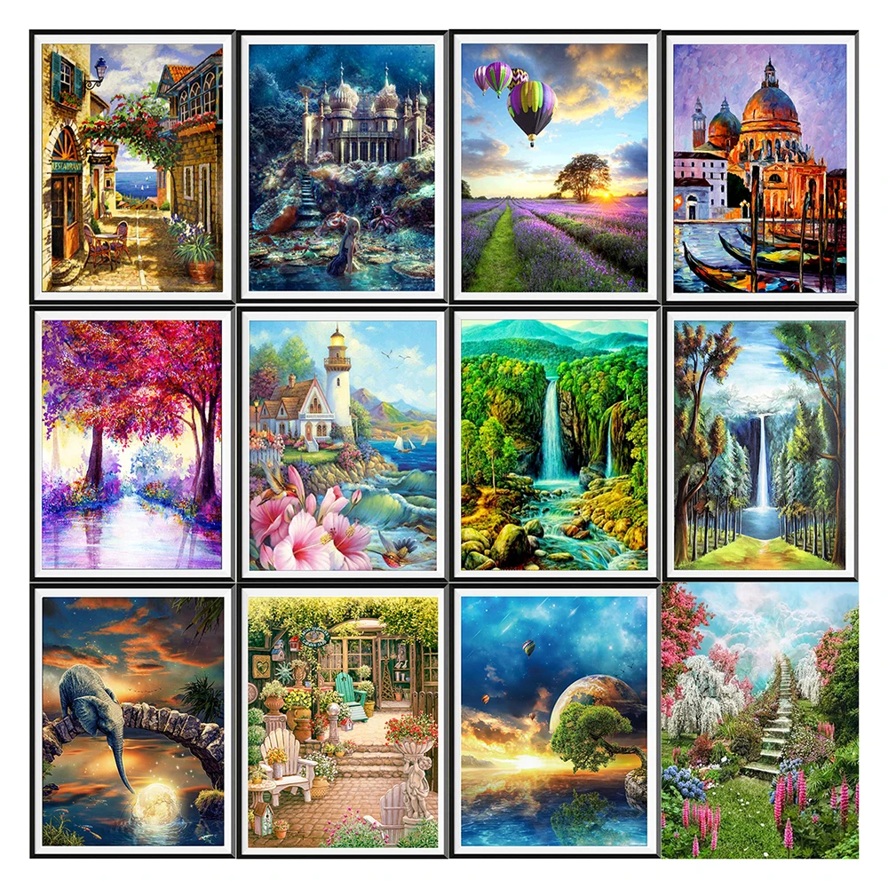 

Алмазная живопись со слоном LZAIQIZG, полноразмерная/круглая живопись, украшение для дома, сада, велосипеда, стразы