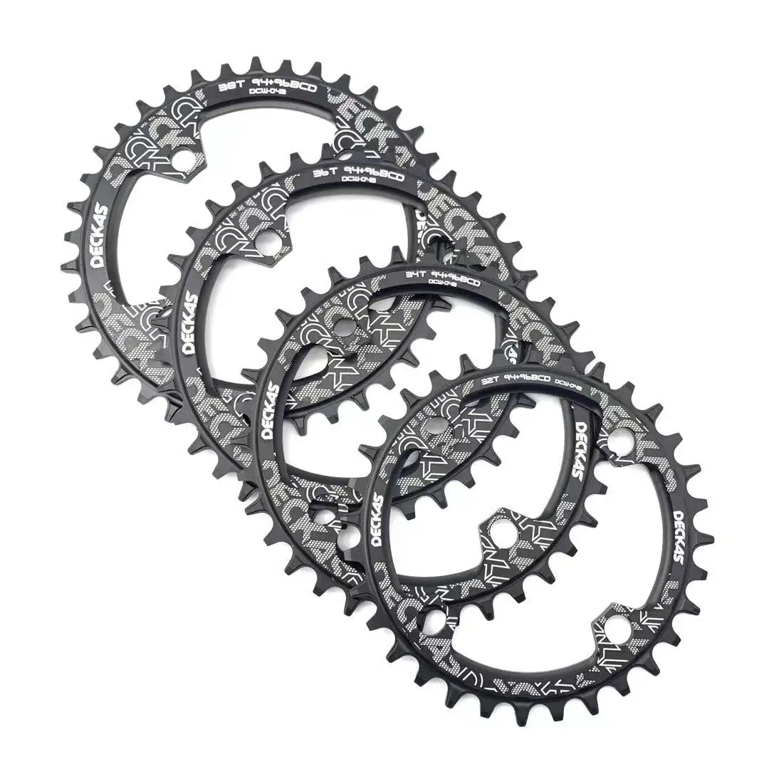 DECKAS круглая овальная велосипедная цепь 32T 34T 36T 38T MTB горная корона для 94 + 96 BCD M4000 M4050