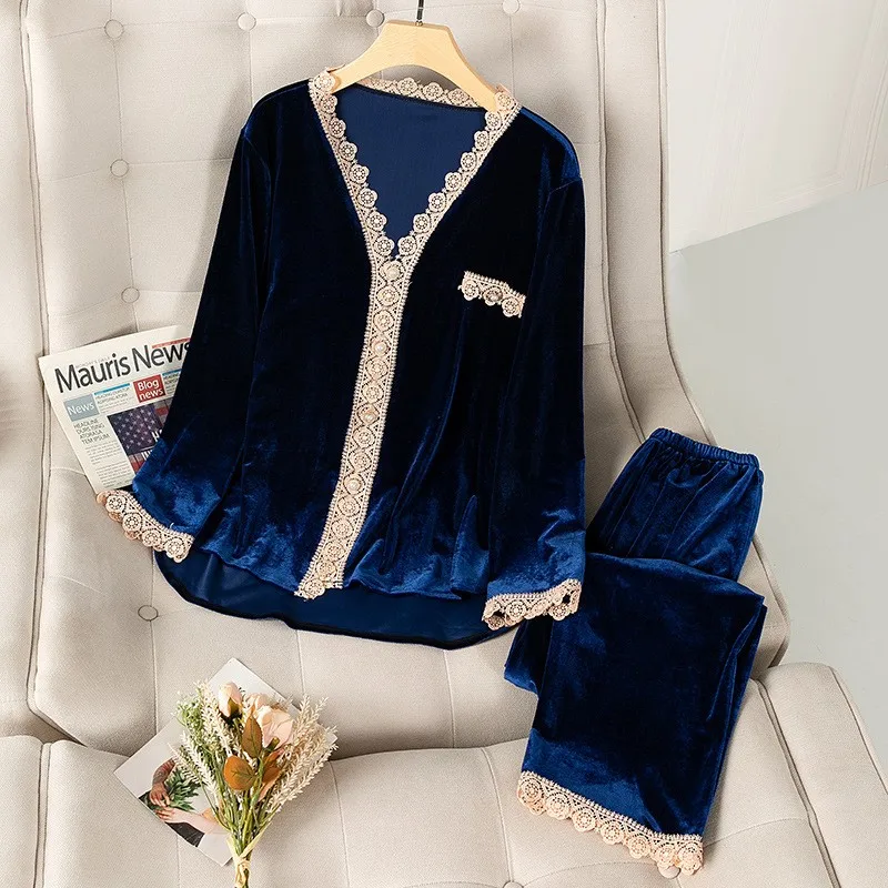 Комплект пижамный Женский из 2 предметов на осень/зиму | Женская одежда