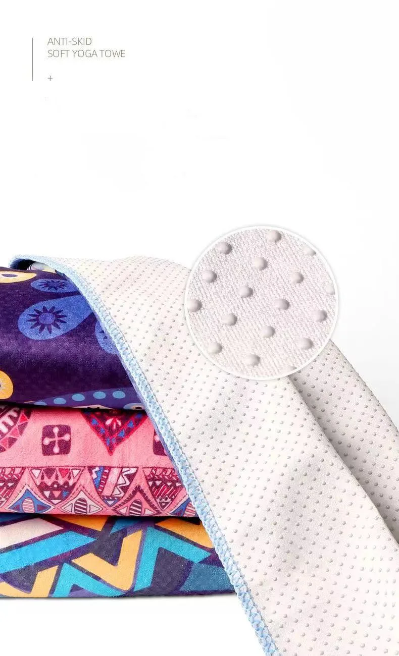 Нескользящие Йога коврики крышка Полотенца противоскольжения коврик Полотенце