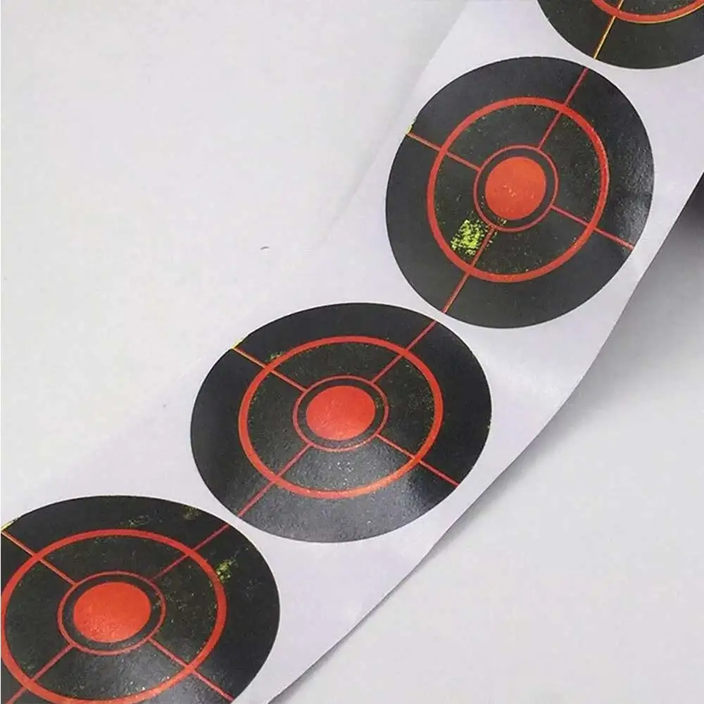 

250pcs/Roll Shooting Target Adhesive Shoot Targets Splatter Reactive Stickers For Archery Bow Hunting Shooting Practice Training