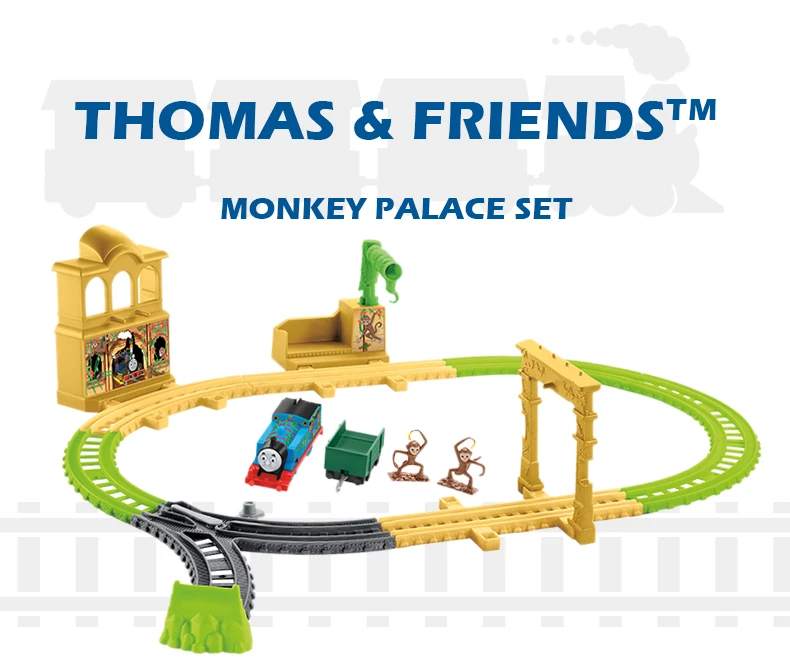 Томас и Друзья Track Master Monkey Palaze набор железнодорожная Bulider Stunt набор Детская игрушка забавный поезд аксессуары FXX65 Brinquedo