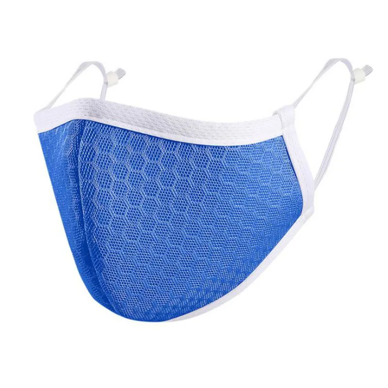 Спортивная моющаяся сетчатая хлопковая теплая маска с вставленным фильтром из