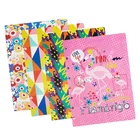 Обложка для переплета A5 с отверстиями в виде грибов, Обложка для блокнота с 8 отверстиями, Защита окружающей среды, утолщенная полипропиленовая цветная обложка для переплета дисков