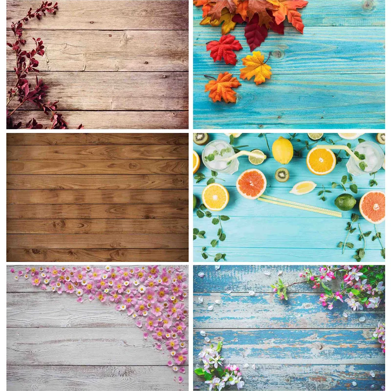 

SHENGYONGBAO художественный тканевый фон для фотосъемки реквизит деревянный пол цветок деревянные доски тема фотостудия фон NY2FD-02