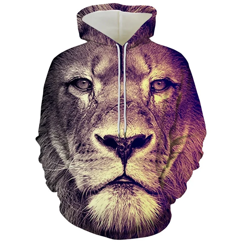 

ZOGAA 2021 Winter New Hooded Sweatshirt 3D Digital Printing Men And Women Hooded Pullover Loose Fashion Men's Sweatshirt Jacket