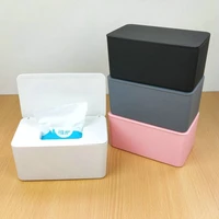 zjh15 large storage tissue box for wet wipes box with cover household desktop sealed napkins wipe case kuromi tissue lid wipe