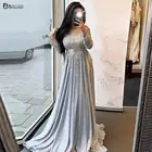 Женское шифоновое платье-трапеция Caftan, вечернее платье с длинным рукавом и вышивкой, платье для выпускного вечера в арабском и мусульманском стиле, 2022
