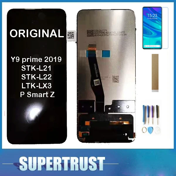 

Дисплей с сенсорным экраном для Huawei Y9 prime 2019, STK-L21, STK-L22, LTK-LX3 P Smart Z, Honor 9X, оригинал, без рамки
