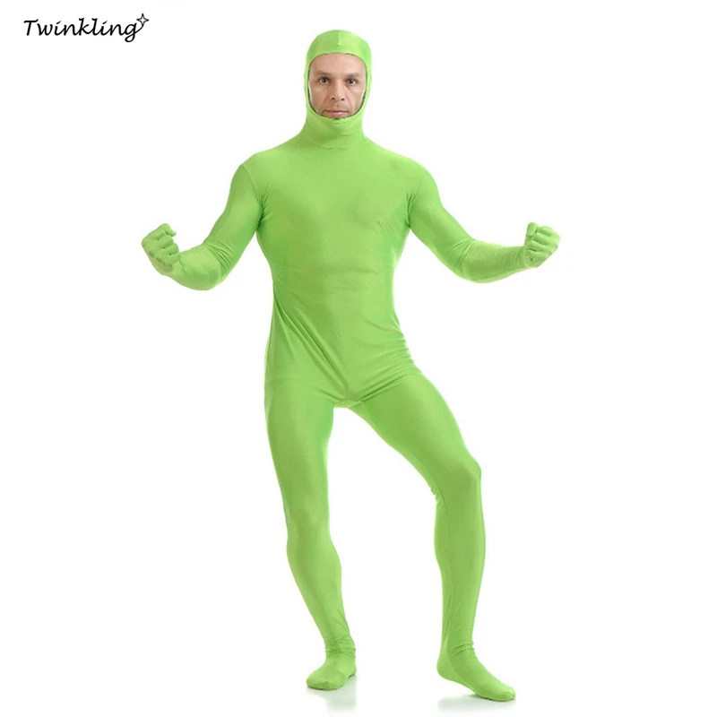 Боди с открытым лицом зентай костюм на Хэллоуин для детей взрослых спандекс