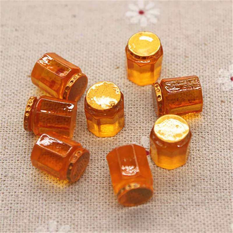 10 шт. милый 3D каучуковый медовый флакон имитация миниатюрный художественный