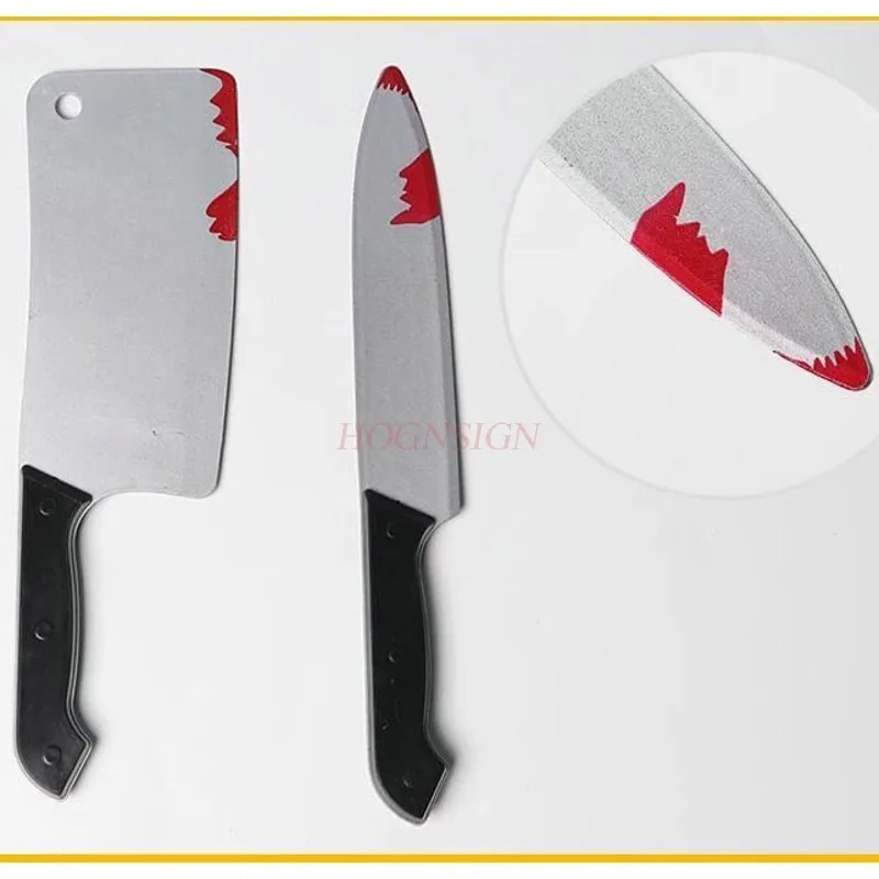 Реквизит на Хэллоуин косплей ужас с острым ножом эффективное пластиковое