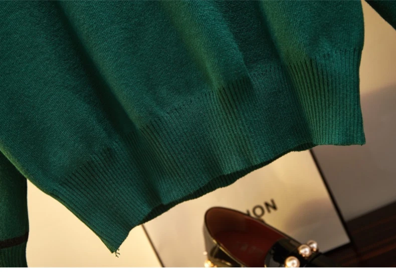 

Newest Knitted Solid Color Suit Female 2 Piece Set Women Long Sleeve V-neck Sweater Elastic Waist Skirt Sets Women Suits