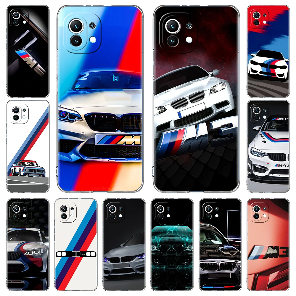 

Blue Red BW Car Phone Case for Xiaomi Mi Poco X3 NFC F3 M3 Cover Soft for Redmi 8 8A 9 9A 9C Note 8 8T 9 10 Pro K40 Shell Coque