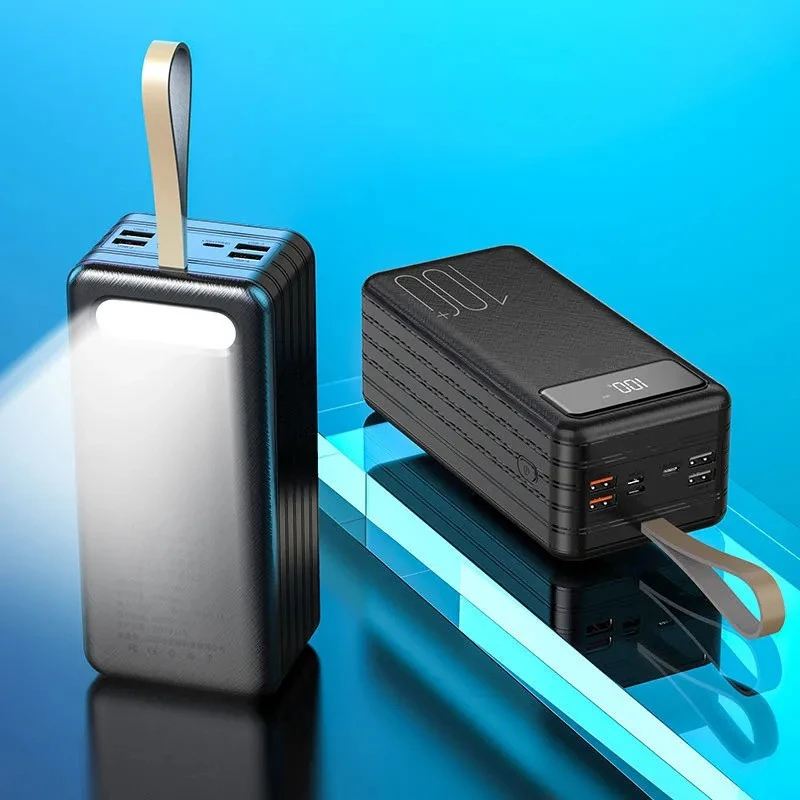 100000mah power bank for xiaomi huawei iphone samsung powerbank portable charger external battery pack power bank led poverbank free global shipping