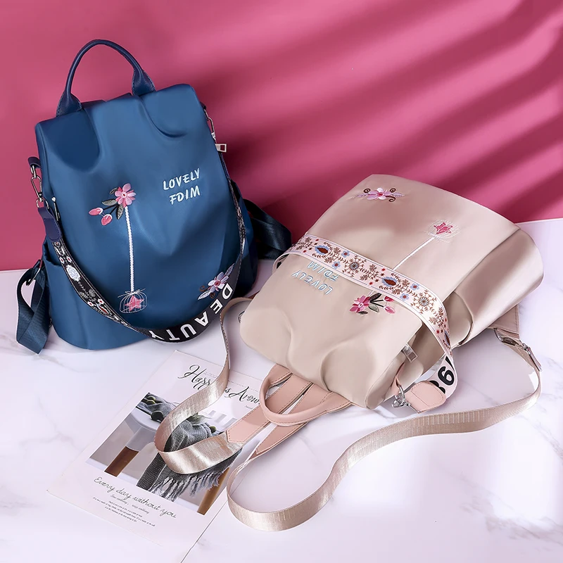 

2021 Waterproof Oxford Women Backpack Fashion Anti-theft Women Backpacks Print School Bag High Quality Large Capacity Backpack