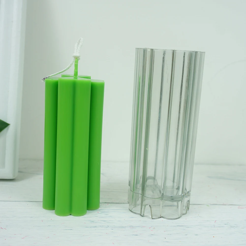 Форма для мыла ручной работы в виде клевера соевые свечи арома воск многоразовые