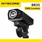 Велосипесветильник Nitecore BR35, 1800 люмен, CREE XM-L2, U2, светодиодный, перезаряжаемый, со встроенным аккумулятором 6800 мА  ч