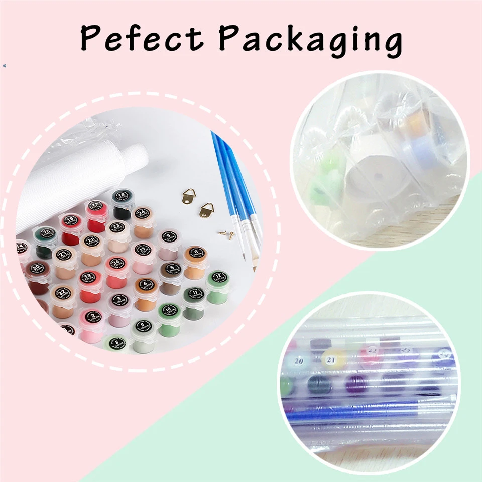 Набор для рисования по номерам на холсте фрукты масляные краски цветы картина AZQSD